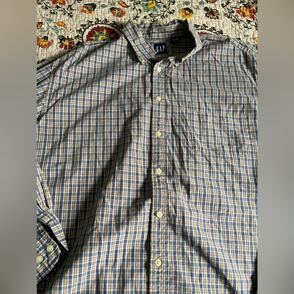 Gap Plaid Button Down Shirt